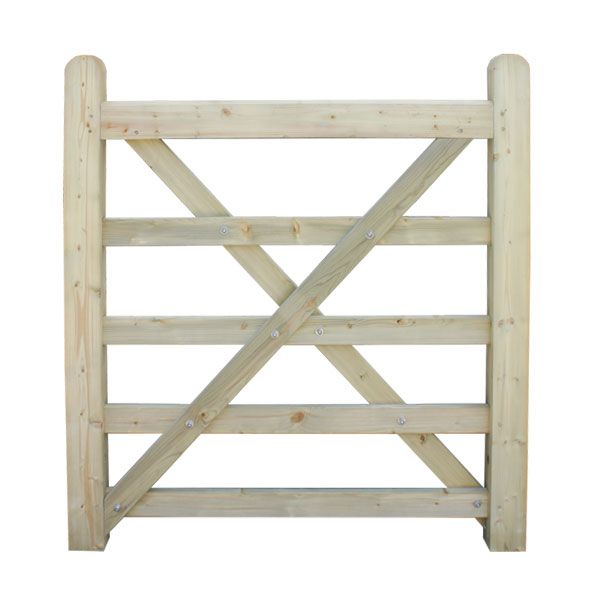 5 Bar Diamond Braced Field Gates