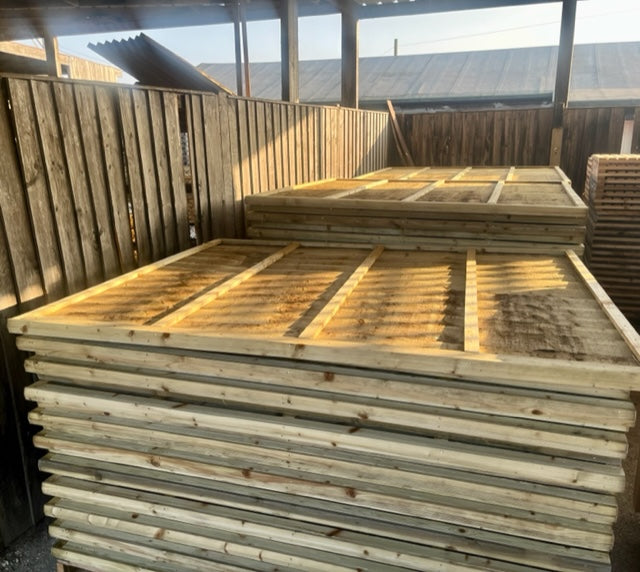 Waney Edge Fence Panels