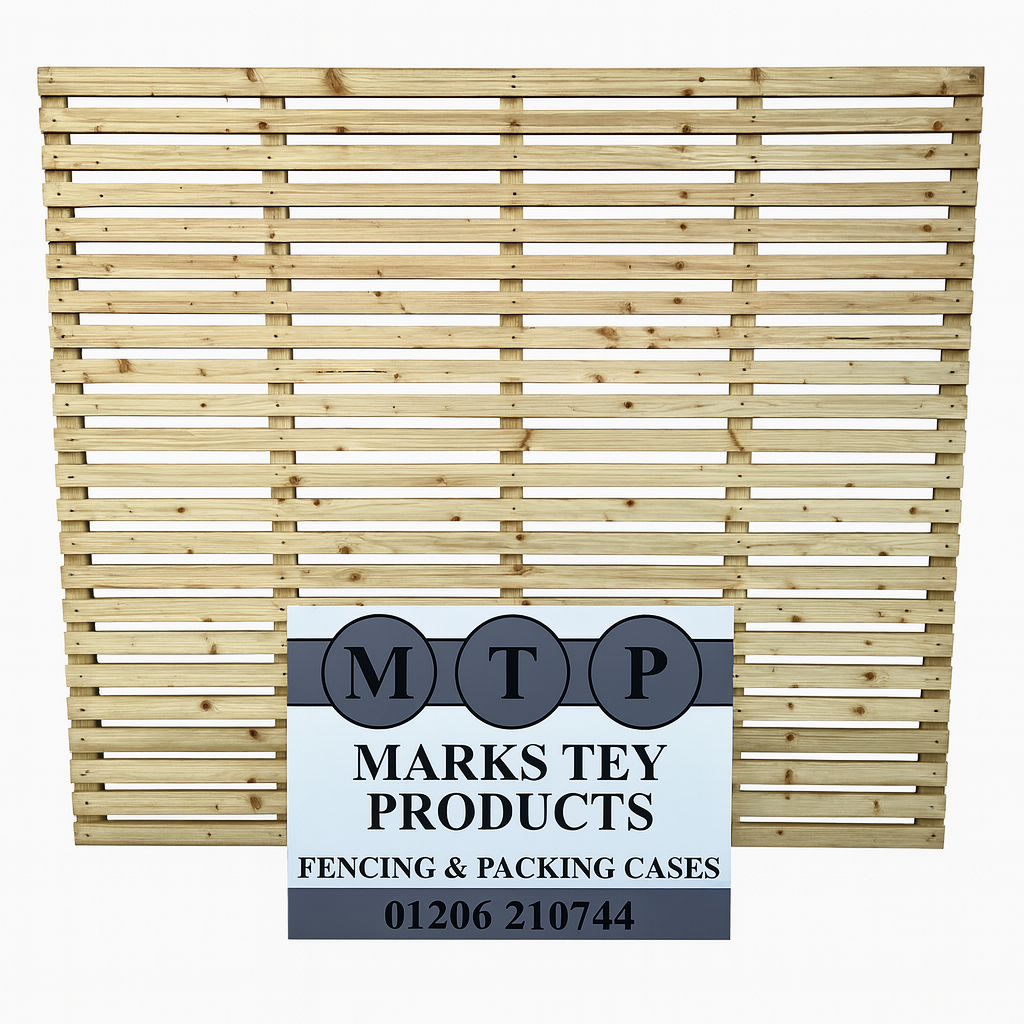 Premium Slatted Fence Panels