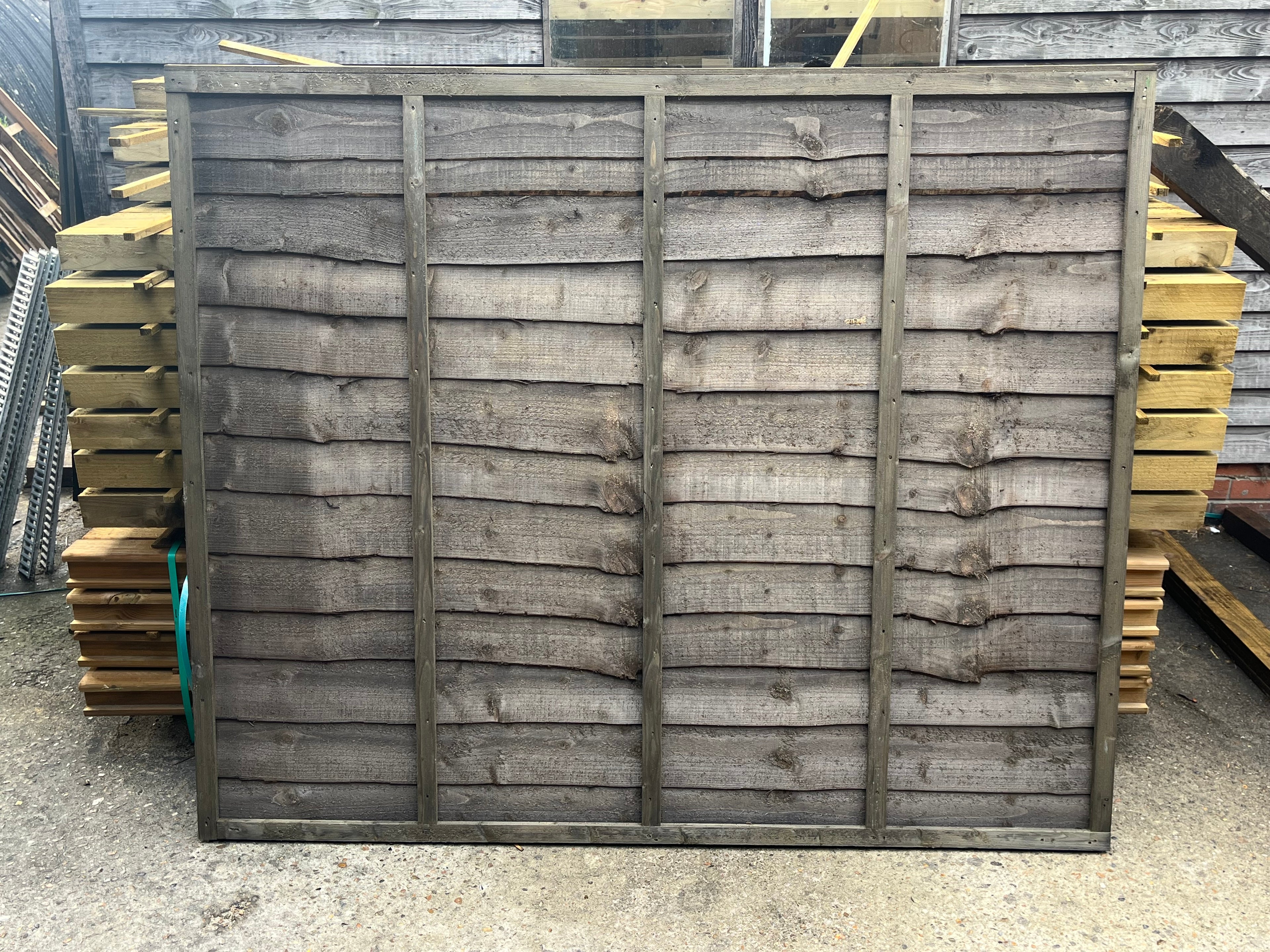 Waney Edge Fence Panels
