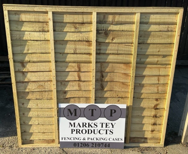 Waney Edge Fence Panels