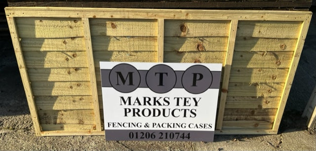 Waney Edge Fence Panels